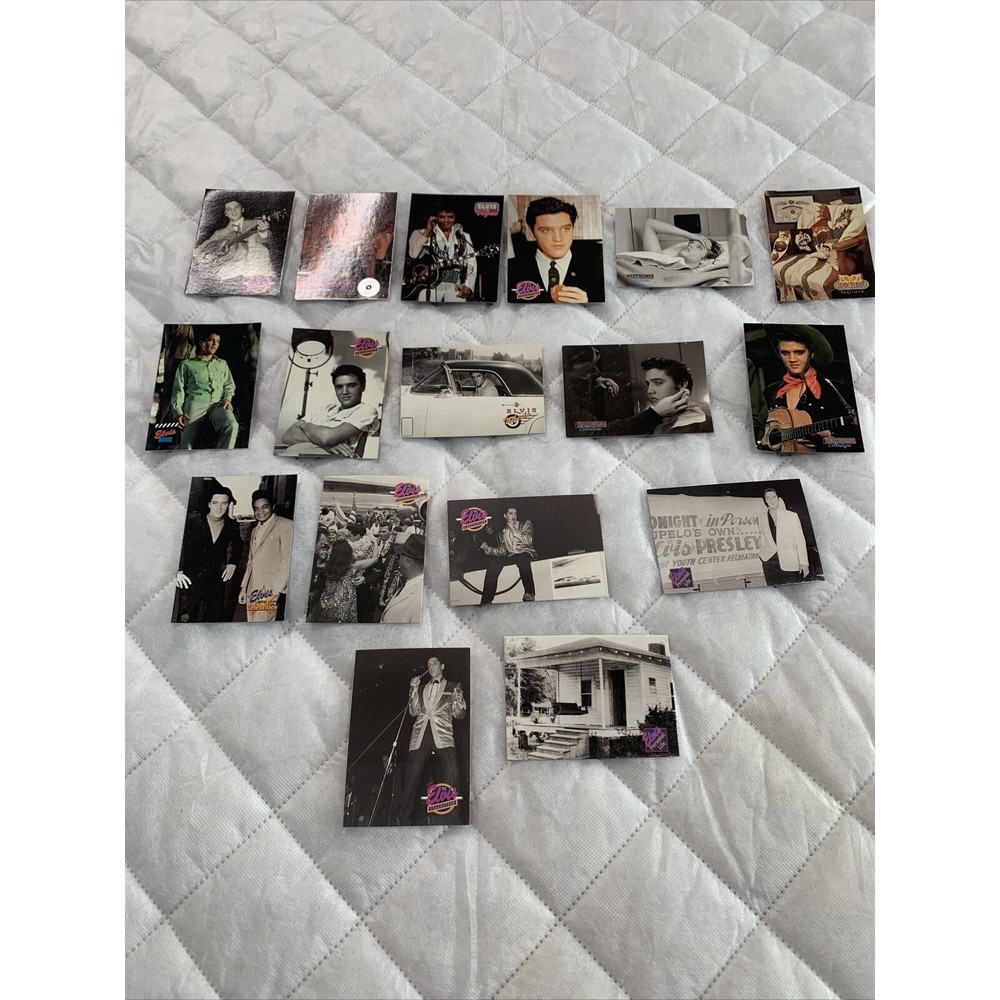 The Elvis Collection 1992 Elvis trading card lot of 17 good shape Vintage 🤘